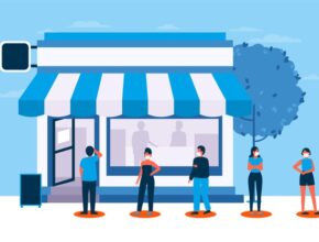 employee at a brick and mortar business