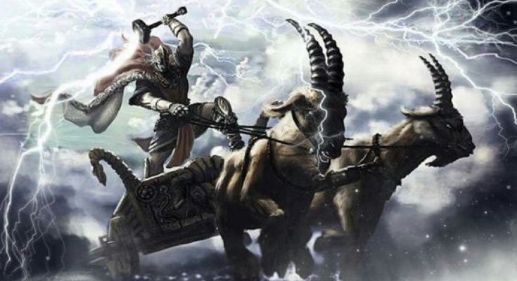 10 Incredible Facts about Thor, the God of Thunder in Norse Mythology 1 Thor's Chariot and the Goats Tanngrisnir and Tanngnjóstr
